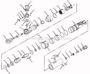 Page A Diagram and Parts List for CP7828H 8941078284 Chicago Pneumatic Ratchet